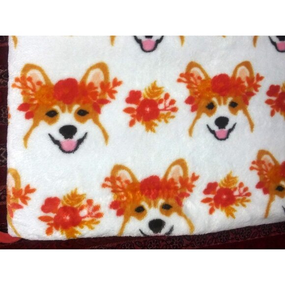 Sleeping Partners Plush Blanket Throw Dog-print Soft 50" x 70" puppy dog-lovers - Picture 2 of 8